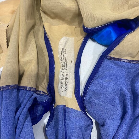 Figure Magic Blue Ombre One-Piece Swimsuit With Built-In Bra & Back Clasp Detail - Picture 9 of 11